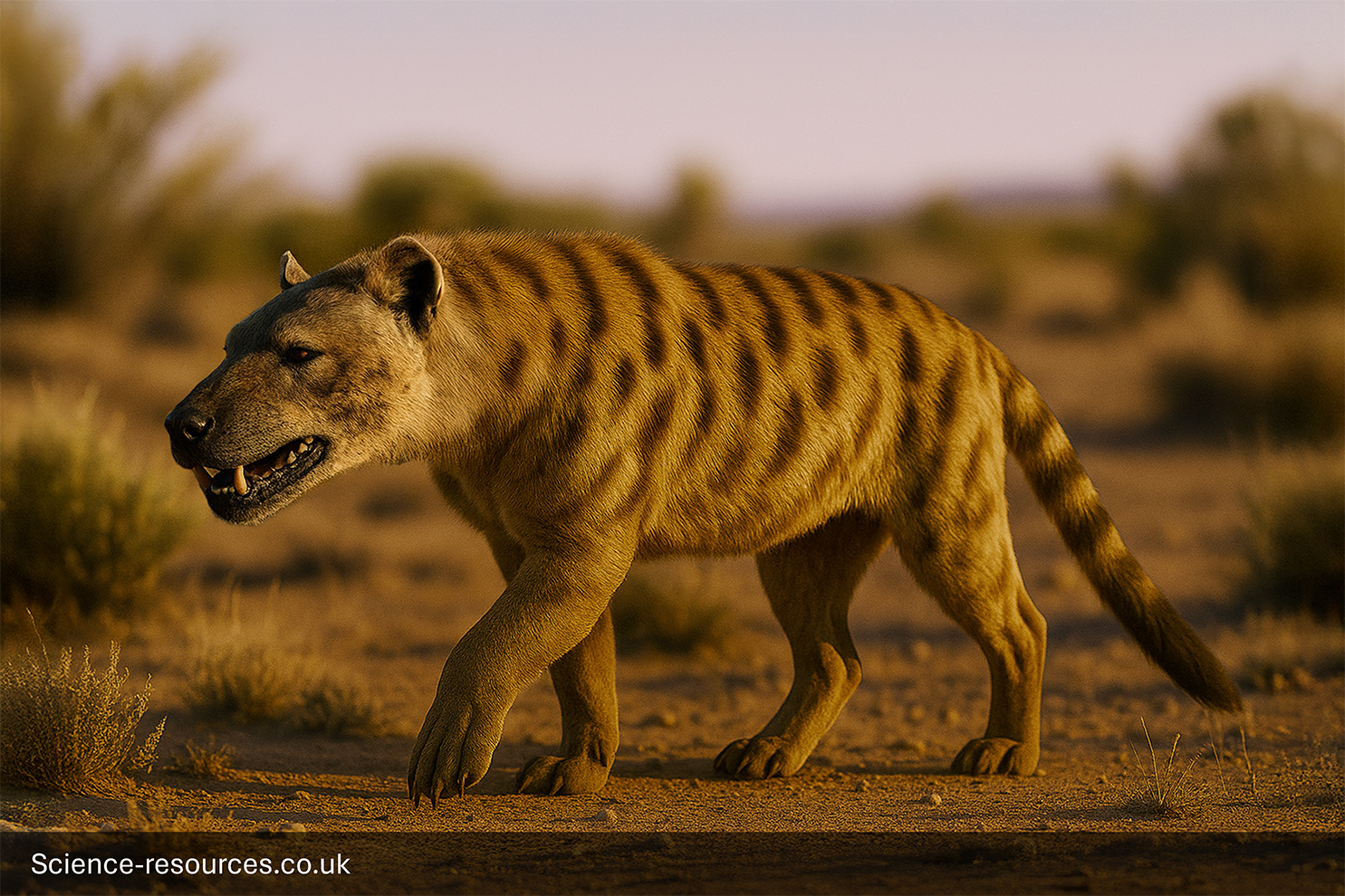 A realistic image of a Hyaenodon.