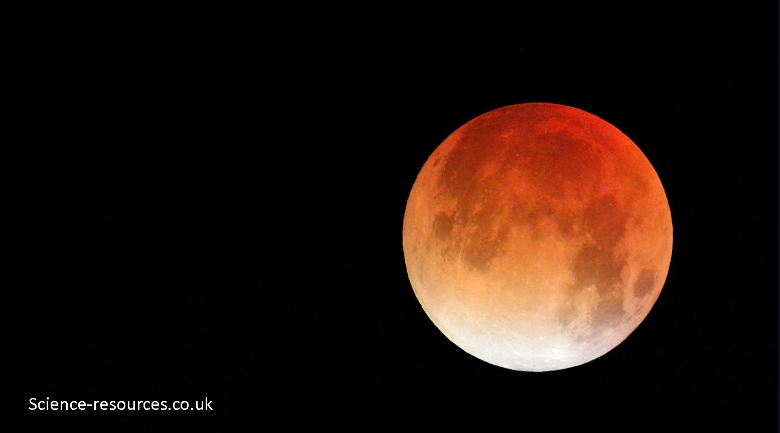 Image showing a blood moon eclipse.