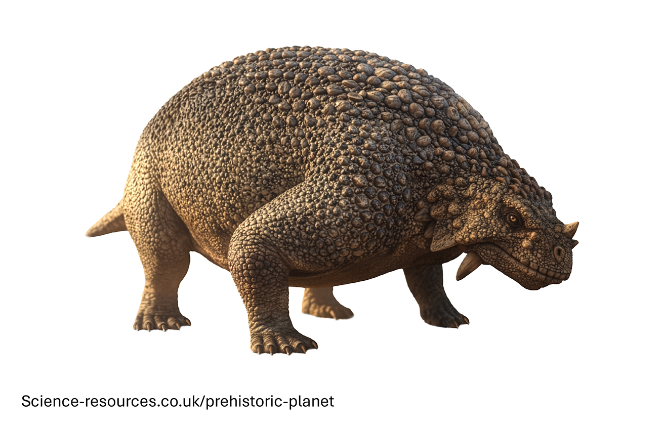 Scutosaurus transparent A photo realistic image of an Scutosaurus on a white background