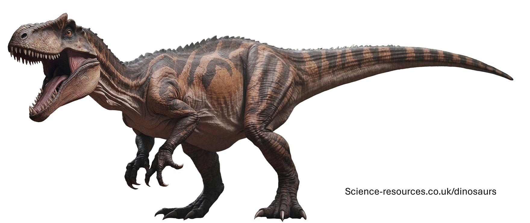A realistic image of a Neovenator dinosaur.