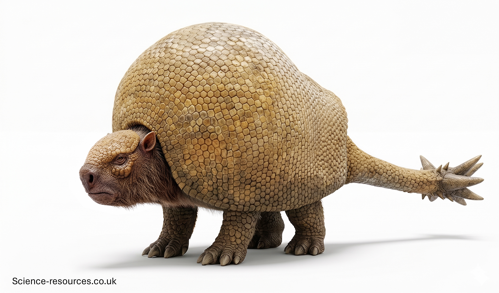 Doedicurus 3D Highly realistic 3D model of a Doedicurus